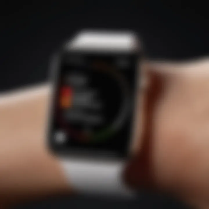 Apple Watch showcasing language translation feature