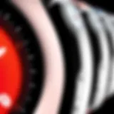 Close-up of the new Apple Watch design showcasing sleek lines and modern aesthetics