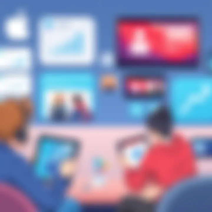 User demographics engaging with video content on Apple devices