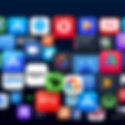 A collage of various streaming app logos