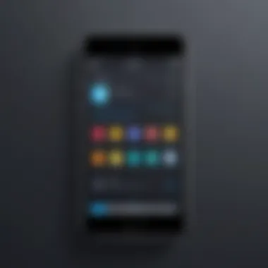 User-friendly app locker navigation on an iPhone