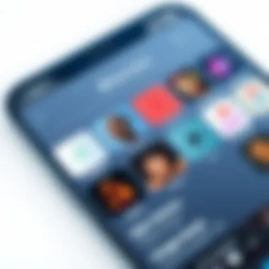 Variety of Music Genres A selection of music genres depicted on an Apple device