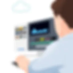 A sleek interface of a popular video editing tool