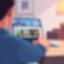 Chromebook gaming interface showcasing popular titles