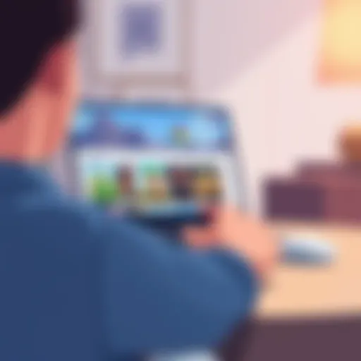 Chromebook Gaming Experience Chromebook gaming interface showcasing popular titles