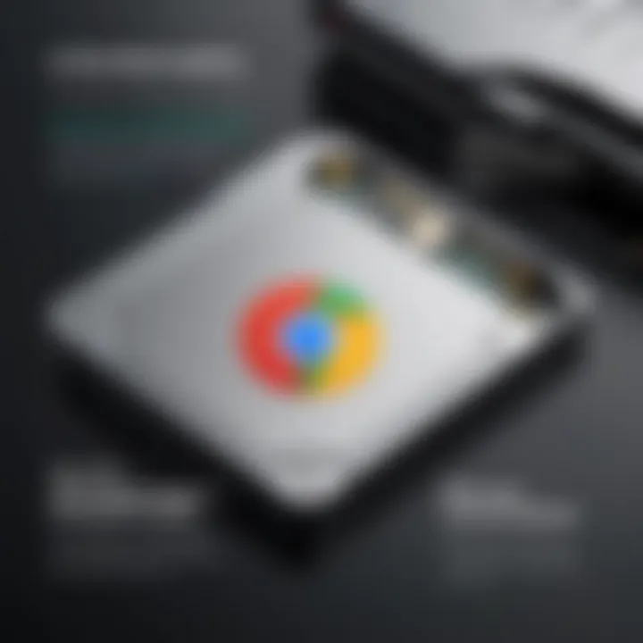 Infographic showcasing storage advantages of Chromebooks