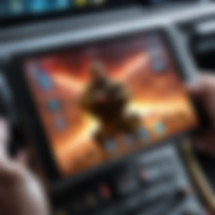 Visual representation of Command & Conquer touch controls