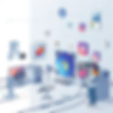 The Evolution of Gaming Technology A futuristic depiction of gaming technology and virtual reality