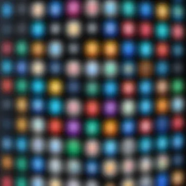 Diverse Mobile Application Categories A collage of various app icons representing diverse categories of mobile applications