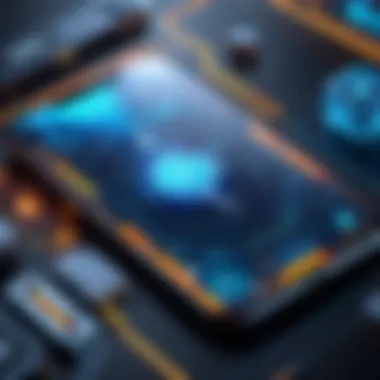 Captivating Graphics in Mobile Gaming Immersive visual from a popular mobile gaming application highlighting captivating graphics