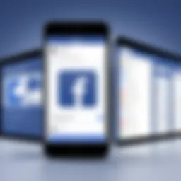 Visual representation of Facebook profile privacy settings.
