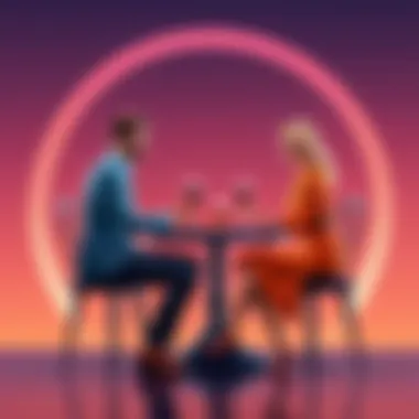 A couple enjoying a date, symbolizing successful matchmaking