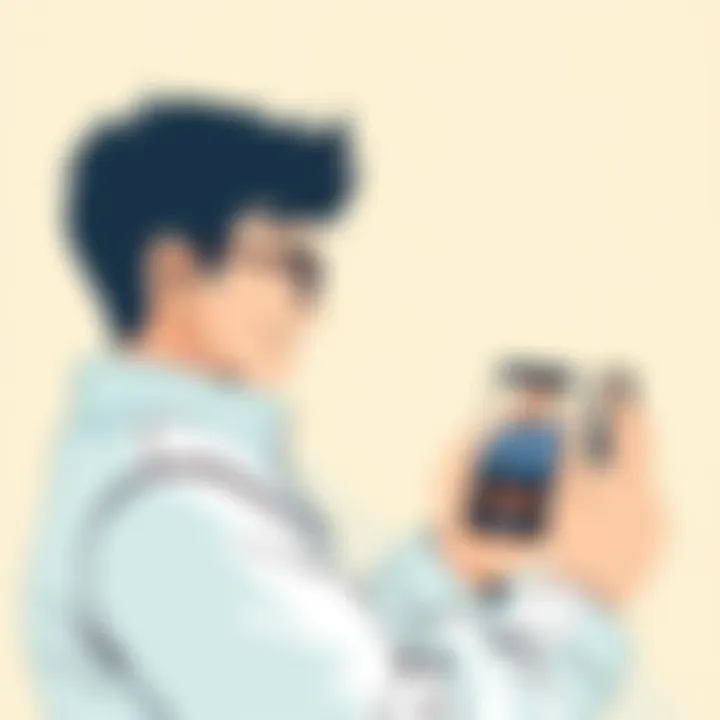 Enjoying Video Calls on Android User enjoying a video call on an Android device