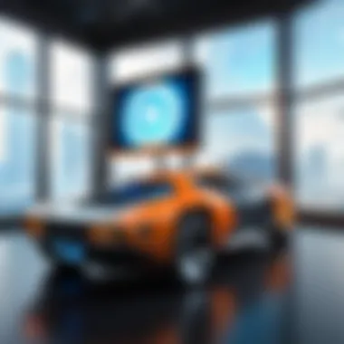 The Future of Browser-Based Gaming A futuristic concept art representing the future of browser gaming.