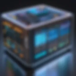 Diverse types of MCPE servers displayed on a digital screen