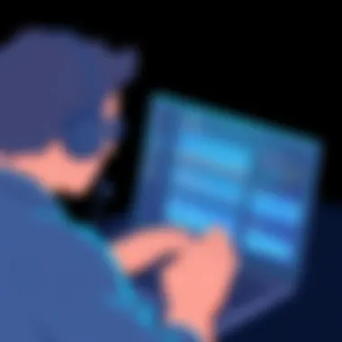 User analyzing motherboard performance metrics