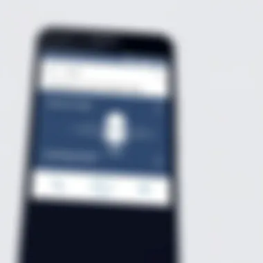 Smartphone displaying a voice translation app interface