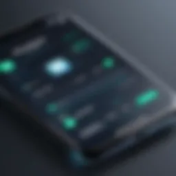 A user navigating through VPN app settings on an iOS device.