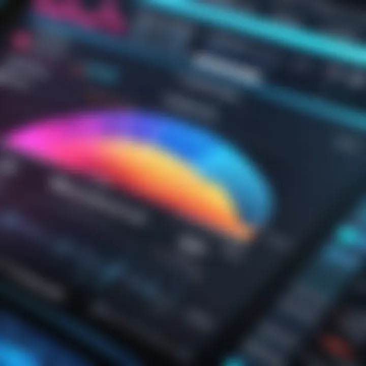 Visual representation of sound quality metrics for audio files