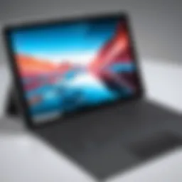 Microsoft Surface Pro showcasing detachable screen functionality
