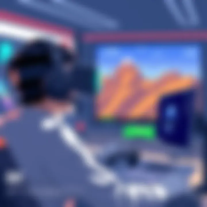 Immersive Experiences in Gaming A gamer immersed in virtual reality experience