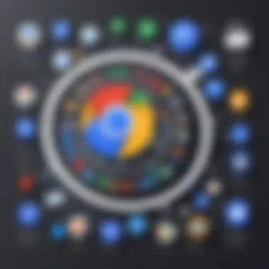 Integration with Applications in Google's Operating System An infographic detailing the integration of Google's operating system with various applications.