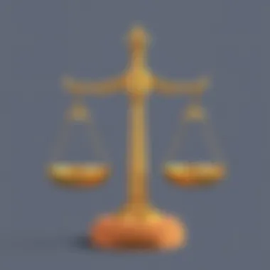 Legal scales representing the balance of privacy and consent
