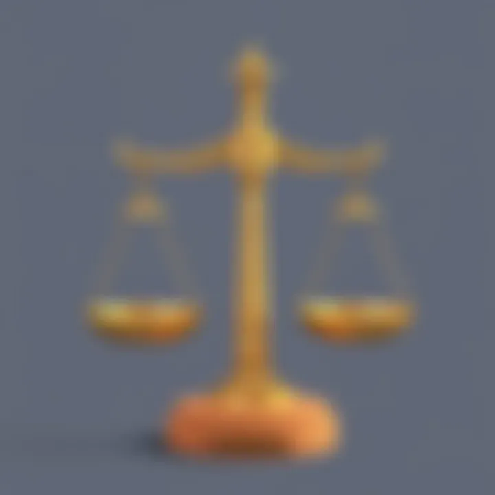 Legal scales representing the balance of privacy and consent