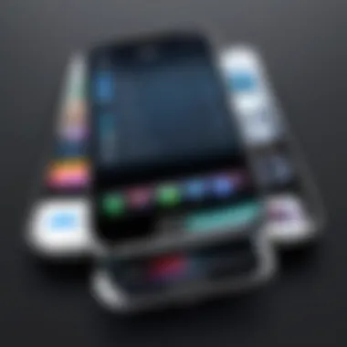 iPhone Backup Solution Interface Backup solution for iPhone users presented in a clean interface