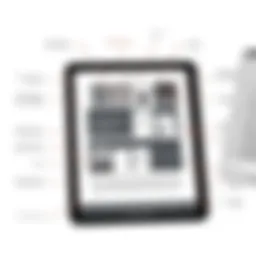 Kindle app interface on iPad Pro showcasing library features
