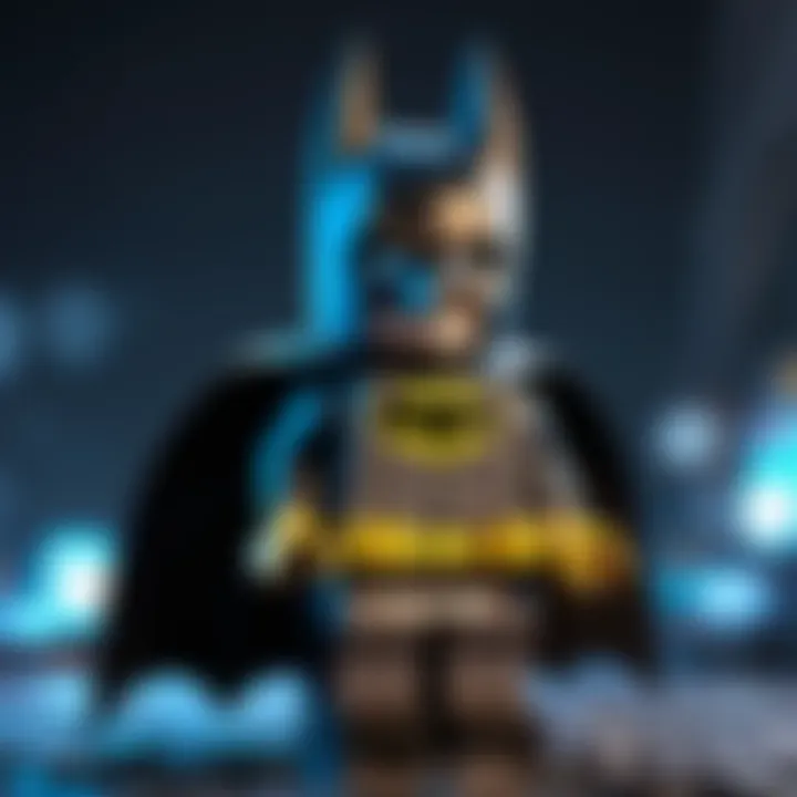 Detailed character design illustration from Lego Batman