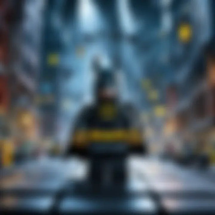 Cinematic cutscene highlighting the narrative depth of Lego Batman