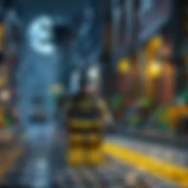 Visual comparison of graphics quality in Lego Batman