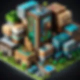 A visual representation of various Minecraft mobile server types.