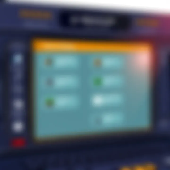 Game Modes Server Interface An engaging server interface displaying various game modes available for players.