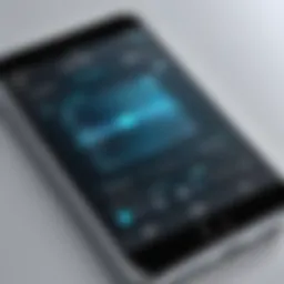 Smartphone displaying a scanning app interface