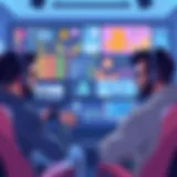 Engaging Multiplayer Experience A vibrant multiplayer gaming session on PS4