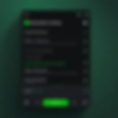 Spotify settings for offline listening