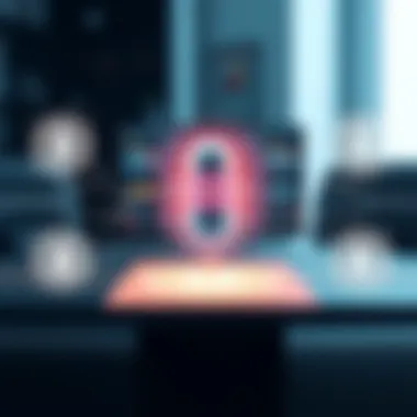 Visual representation of voice modulation technology