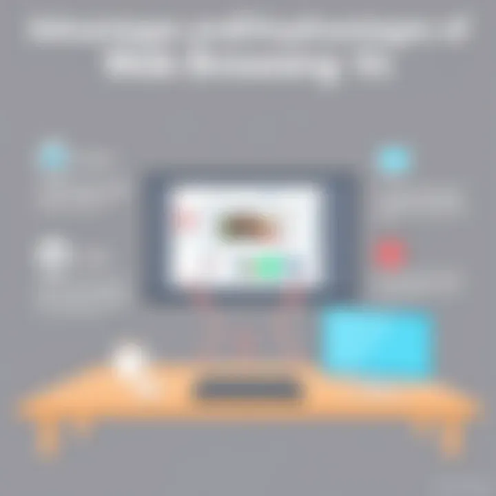 Advantages and Disadvantages of Web Browsing TVs Infographic detailing advantages and disadvantages of web browsing TVs