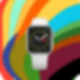 Elegant array of Apple Watch Series 6 colors displayed together
