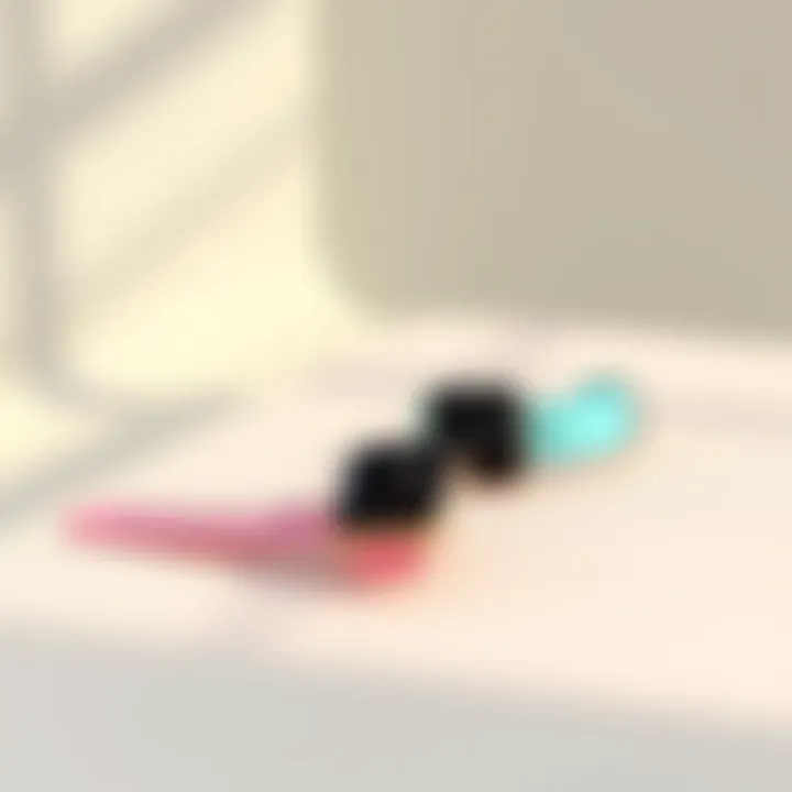 Pastel Palette: Soft and Subtle Elegance Array of pastel shades of Apple Watch Series 6 on a soft surface