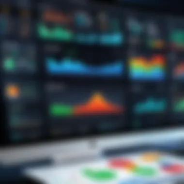 Financial Analysis Dashboard Illustration of a financial analysis dashboard highlighting key statistics