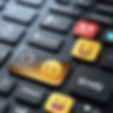 Enhanced Communication Through Emoji Integration Illustration of enhanced communication through emojis