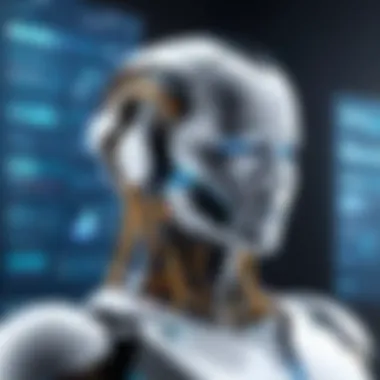 Advanced AI Technology A futuristic AI device demonstrating advanced technology
