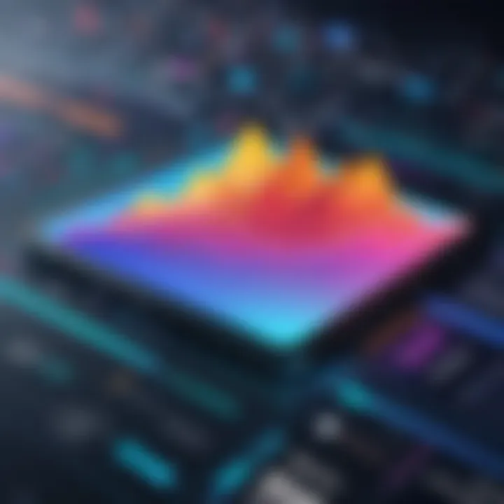 A competitive analysis graph illustrating the market landscape of video song applications.