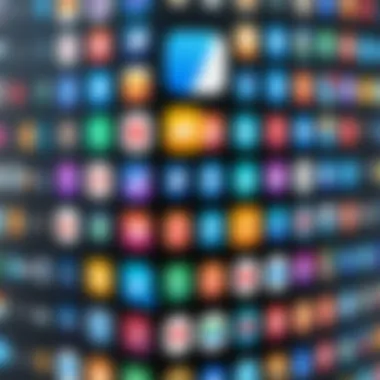Diverse Messaging Platforms of 2020 A collage showcasing different messaging app icons