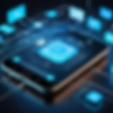 Innovations Shaping Communication An illustration of technological innovations in messaging applications