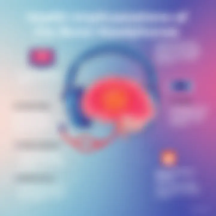 Health Implications of Using Bone Headphones Infographic showing potential health implications of bone headphones