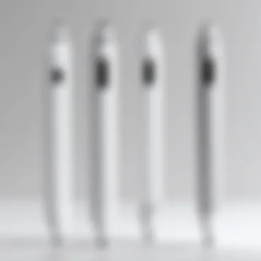 Comparison chart of features between previous Apple Pencil versions and the latest